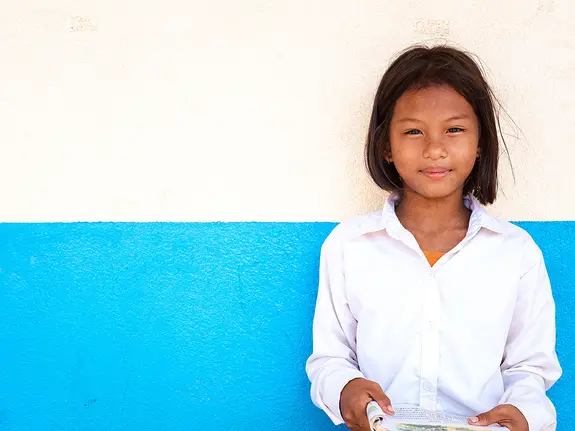 Muta, 11, would like to be a teacher when she grows up