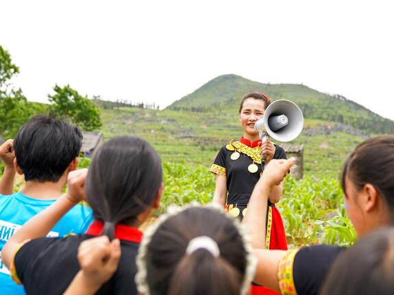 Youth activists in Vietnam working to achieve gender equality through the Act!Venture initiative. 