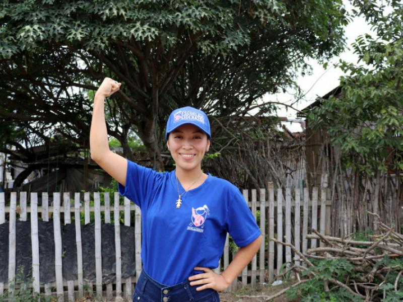 Pamela, 17, is a young leader campaigning for climate action