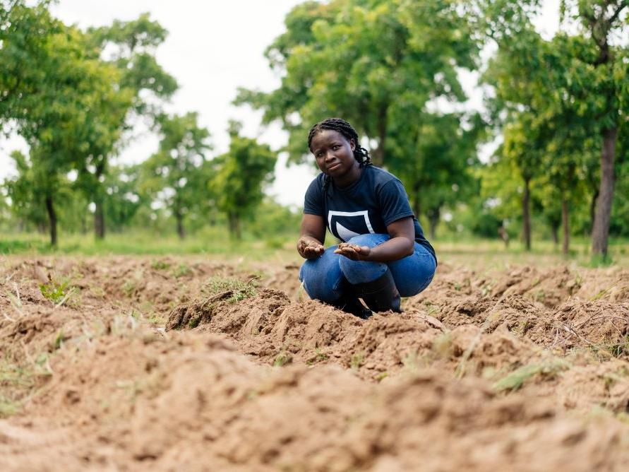 Olivia, 24, is one of the new generation of entrepreneurial female farmers is using green-fingers and green skills to shake up farming.