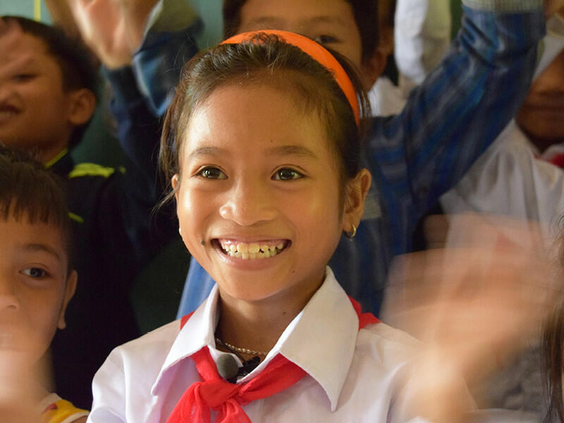 Xinh, 10, is a Plan International sponsored child from Vietnam.