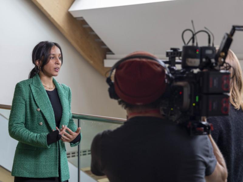 “If you rewind 100 years or 50 years, there weren’t women in science. And so for me, science is just about getting everyone involved.” – Iman, 15, Vice-President for the day at AstraZeneca UK