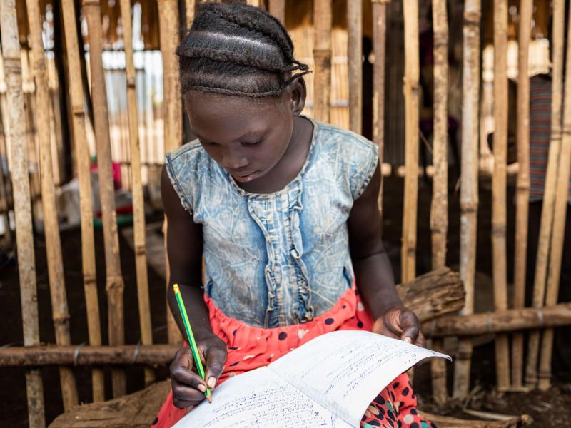 Safe school for refugees in ethiopia